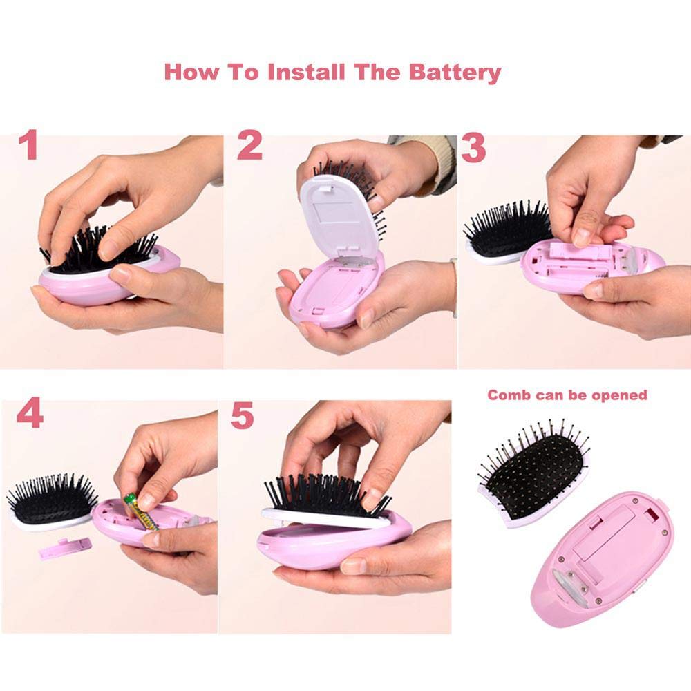 Portable Ionic Hairbrush